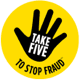 Take five to stop fraud logo