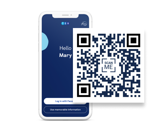 Scan the QR code to download the TSB Mobile Banking app
